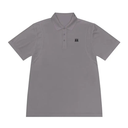 ’Double R Western™ Men’s Sport Polo’ – - Lightweight Athletic Polo - Grey Concrete / S - T-Shirt