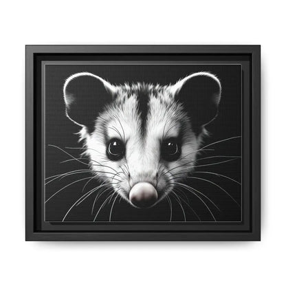 Double R Western™ Midnight Edition Possum Canvas - Double R Western™ - 10″ x 8″ (Horizontal) / Black / 1.25’’ - Canvas