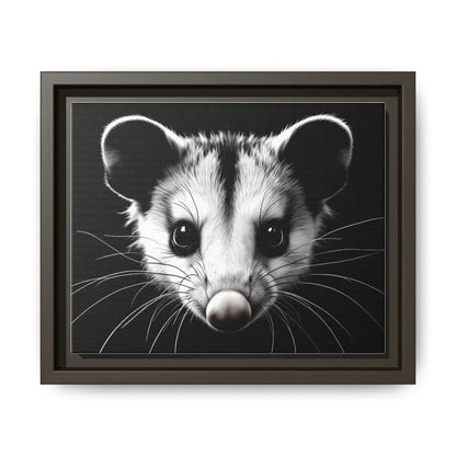 Double R Western™ Midnight Edition Possum Canvas - Double R Western™ - 10″ x 8″ (Horizontal) / Espresso / 1.25’’