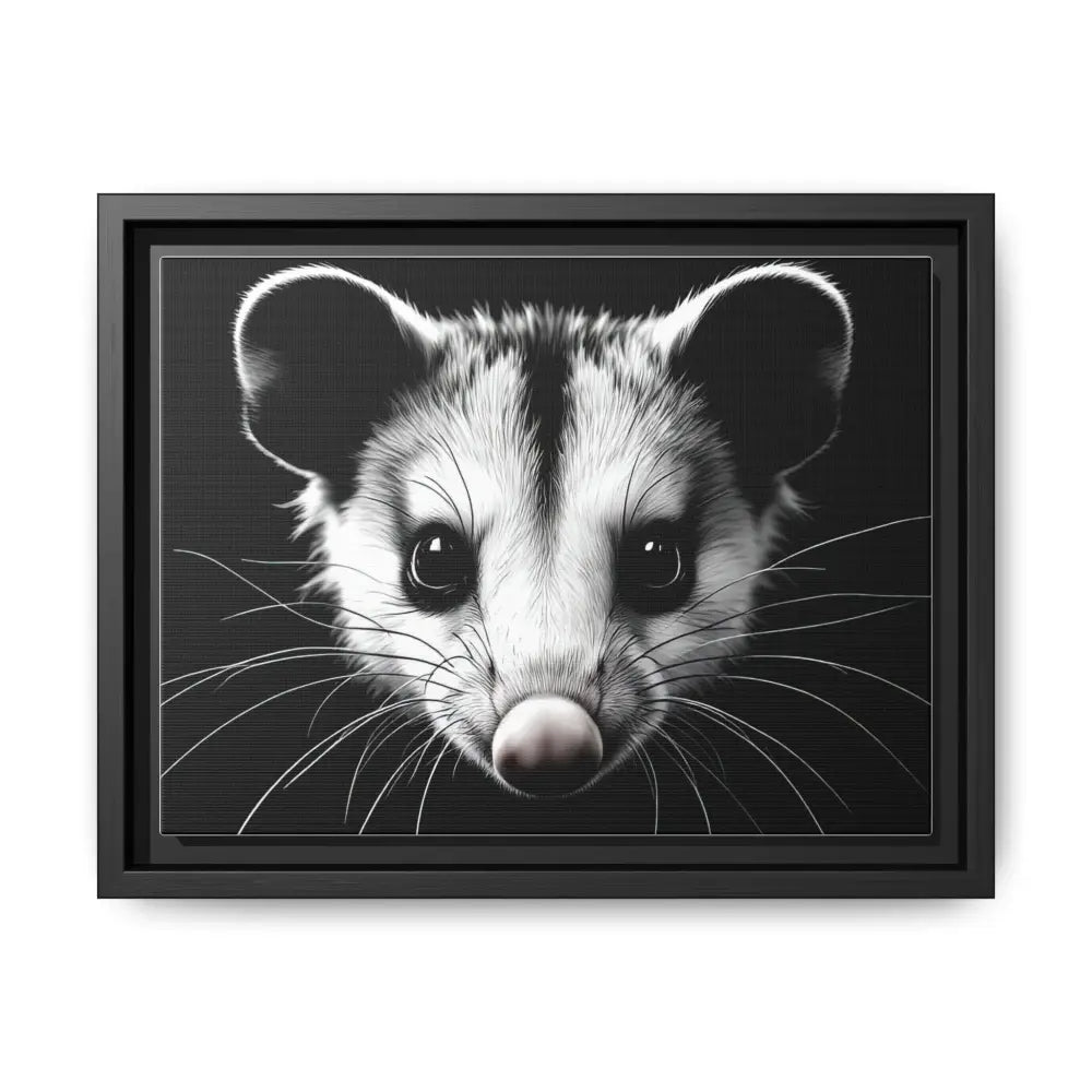 Double R Western™ Midnight Edition Possum Canvas - Double R Western™ - 12’’ x 9’’ (Horizontal) / Black / 1.25’’ - Canvas