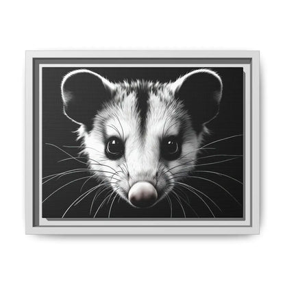 Double R Western™ Midnight Edition Possum Canvas - Double R Western™ - 12’’ x 9’’ (Horizontal) / White / 1.25’’ - Canvas