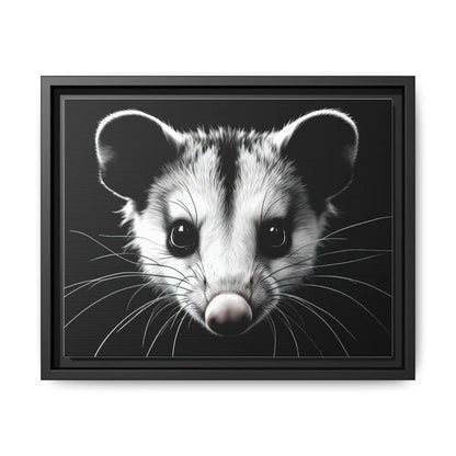 Double R Western™ Midnight Edition Possum Canvas - Double R Western™ - 14″ x 11″ (Horizontal) / Black / 1.25’’ - Canvas