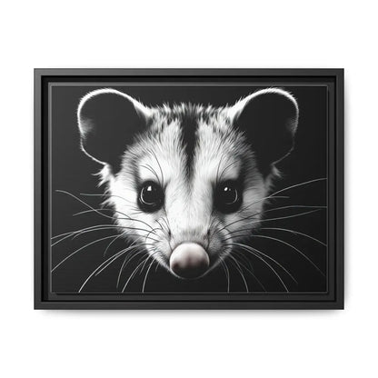 Double R Western™ Midnight Edition Possum Canvas - Double R Western™ - 16″ x 12″ (Horizontal) / Black / 1.25’’ - Canvas