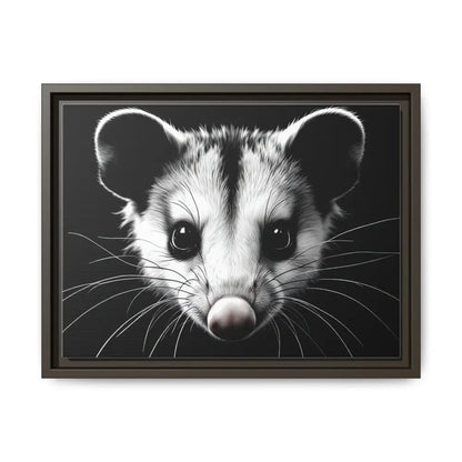 Double R Western™ Midnight Edition Possum Canvas - Double R Western™ - 16″ x 12″ (Horizontal) / Espresso / 1.25’’