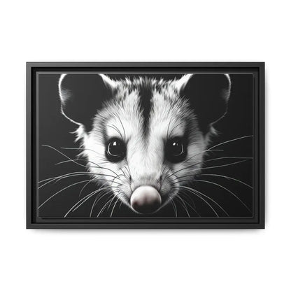 Double R Western™ Midnight Edition Possum Canvas - Double R Western™ - 18″ x 12″ (Horizontal) / Black / 1.25’’ - Canvas