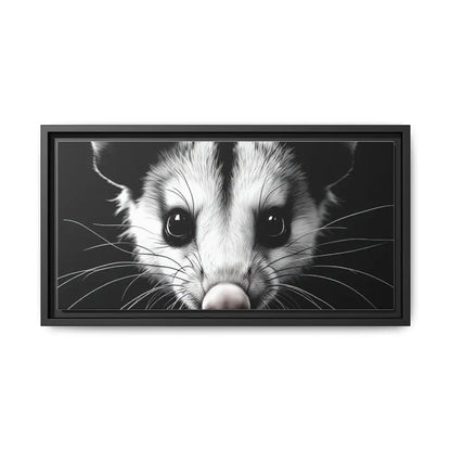 Double R Western™ Midnight Edition Possum Canvas - Double R Western™ - 20’’ x 10’’ (Horizontal) / Black / 1.25’’