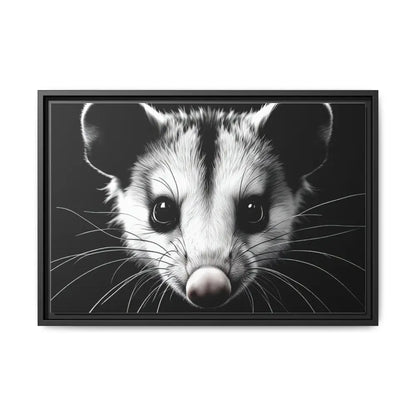 Double R Western™ Midnight Edition Possum Canvas - Double R Western™ - 24″ x 16″ (Horizontal) / Black / 1.25’’ - Canvas