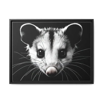 Double R Western™ Midnight Edition Possum Canvas - Double R Western™ - 24″ x 18″ (Horizontal) / Black / 1.25’’ - Canvas
