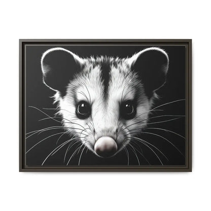 Double R Western™ Midnight Edition Possum Canvas - Double R Western™ - 24″ x 18″ (Horizontal) / Espresso / 1.25’’
