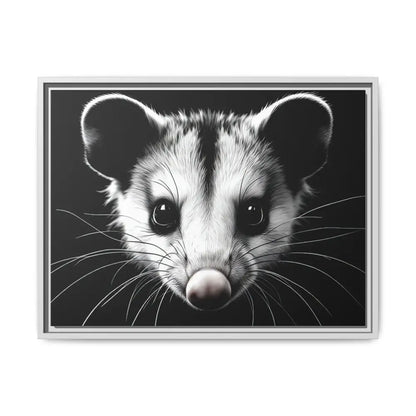 Double R Western™ Midnight Edition Possum Canvas - Double R Western™ - 24″ x 18″ (Horizontal) / White / 1.25’’ - Canvas