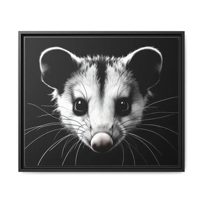 Double R Western™ Midnight Edition Possum Canvas - Double R Western™ - 24’’ x 20’’ (Horizontal) / Black / 1.25’’