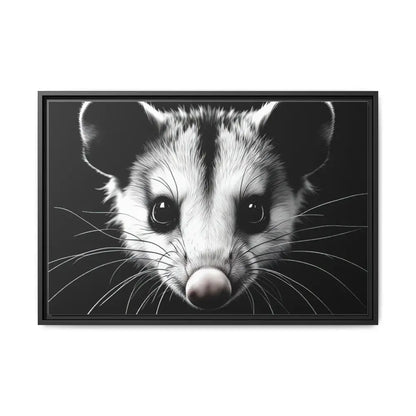 Double R Western™ Midnight Edition Possum Canvas - Double R Western™ - 30″ x 20″ (Horizontal) / Black / 1.25’’ - Canvas