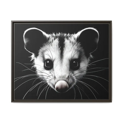 Double R Western™ Midnight Edition Possum Canvas - Double R Western™ - 30’’ x 24’’ (Horizontal) / Espresso / 1.25’’