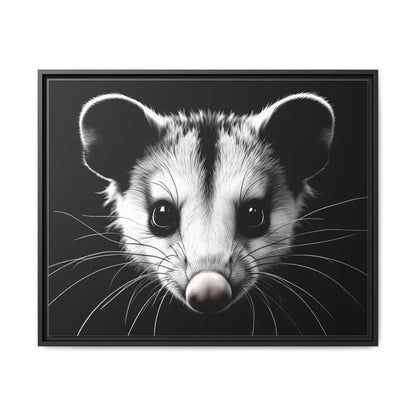 Double R Western™ Midnight Edition Possum Canvas - Double R Western™ - 30’’ x 24’’ (Horizontal) / Black / 1.25’’