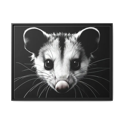 Double R Western™ Midnight Edition Possum Canvas - Double R Western™ - 32’’ x 24’’ (Horizontal) / Black / 1.25’’