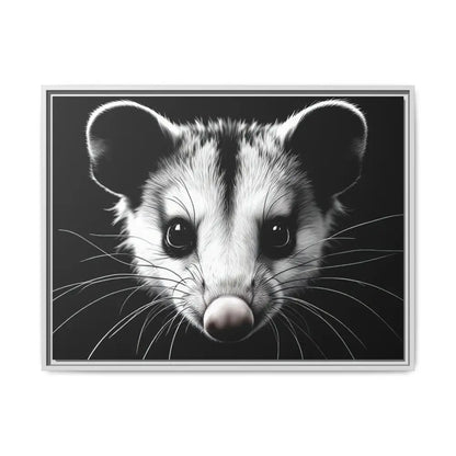 Double R Western™ Midnight Edition Possum Canvas - Double R Western™ - 32’’ x 24’’ (Horizontal) / White / 1.25’’