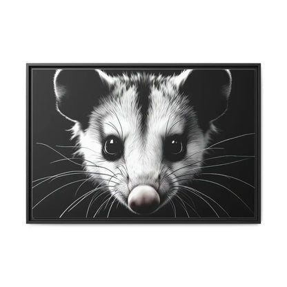 Double R Western™ Midnight Edition Possum Canvas - Double R Western™ - 36’’ x 24’’ (Horizontal) / Black / 1.25’’