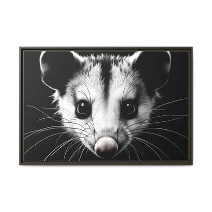 Double R Western™ Midnight Edition Possum Canvas - Double R Western™ - 36’’ x 24’’ (Horizontal) / Espresso / 1.25’’