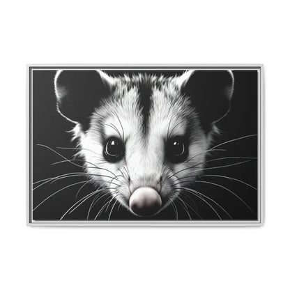 Double R Western™ Midnight Edition Possum Canvas - Double R Western™ - 36’’ x 24’’ (Horizontal) / White / 1.25’’