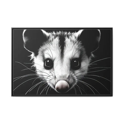Double R Western™ Midnight Edition Possum Canvas - Double R Western™ - 48″ x 32″ (Horizontal) / Black / 1.25’’ - Canvas