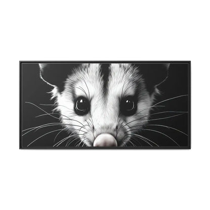 Double R Western™ Midnight Edition Possum Canvas - Double R Western™ - 60’’ x 30’’ (Horizontal) / Black / 1.25’’