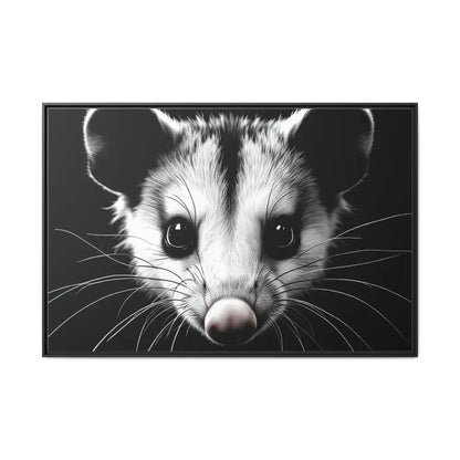 Double R Western™ Midnight Edition Possum Canvas - Double R Western™ - 60’’ x 40’’ (Horizontal) / Black / 1.25’’
