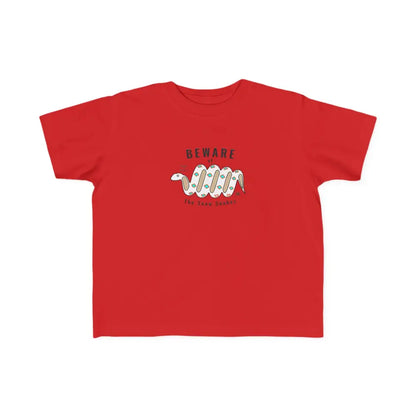 ’Double R Western’s Legend of the Snow Snake’ - Toddler’s Fine Jersey Tee - Red / 2T - Kids clothes