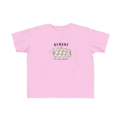 ’Double R Western’s Legend of the Snow Snake’ - Toddler’s Fine Jersey Tee - Pink / 2T - Kids clothes