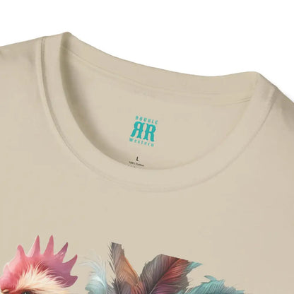 The Enchanted Fluffy Chicken Tee – Whimsical Elegance Unisex Softstyle Tee T Shirt
