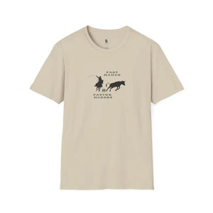 ’Fast Hands Faster Horses’ Double R Western’s™ Softstyle T Shirt S / Sand T Shirt