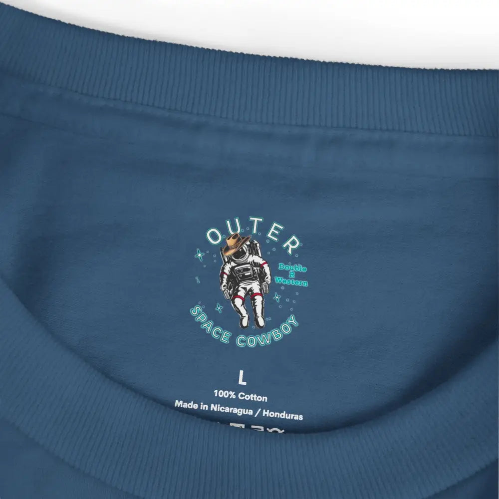 ’Fly Conquer’ - Double R Western™ Garment- Dyed Heavyweight Cotton Tee-Back Graphic design - T-Shirt