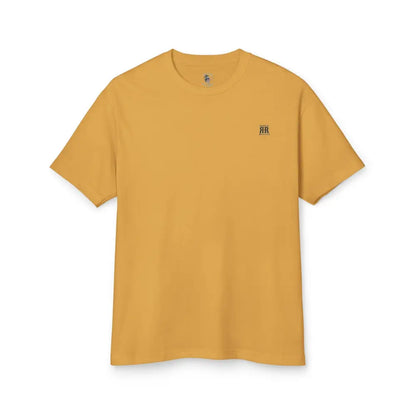 ’Fly Conquer’ - Double R Western™ Garment- Dyed Heavyweight Cotton Tee-Back Graphic design - Faded Mustard / S - T-Shirt