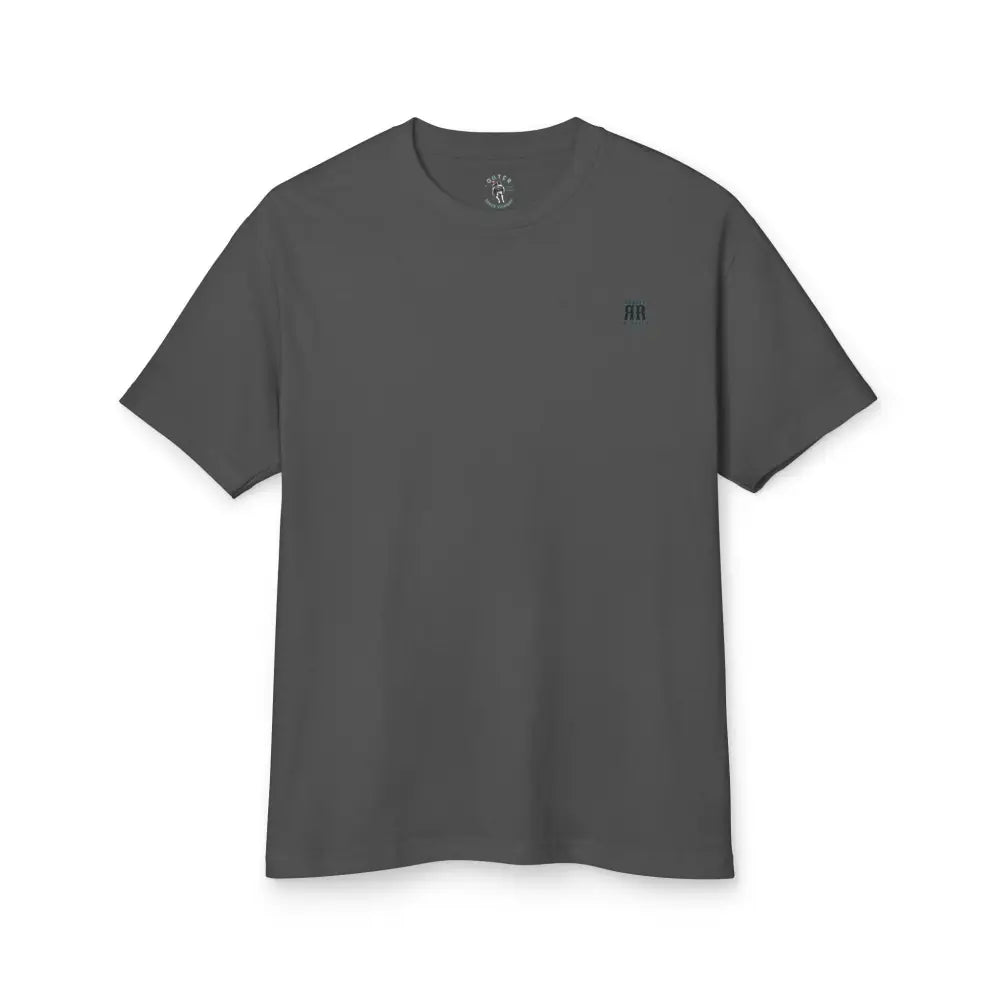 ’Fly Conquer’ - Double R Western™ Garment- Dyed Heavyweight Cotton Tee-Back Graphic design - Faded Black / S - T-Shirt