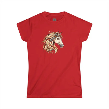 Free Spirited Elegance with a Boho Twist Double R Western™ Softstyle Graphic Shirt Red / S T Shirt