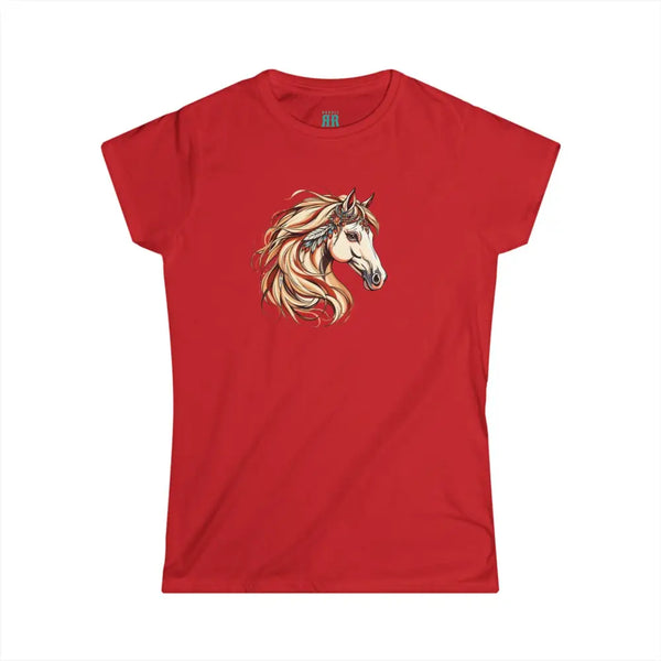 Free Spirited Elegance with a Boho Twist Double R Western™ Softstyle Graphic Shirt Red / S T Shirt
