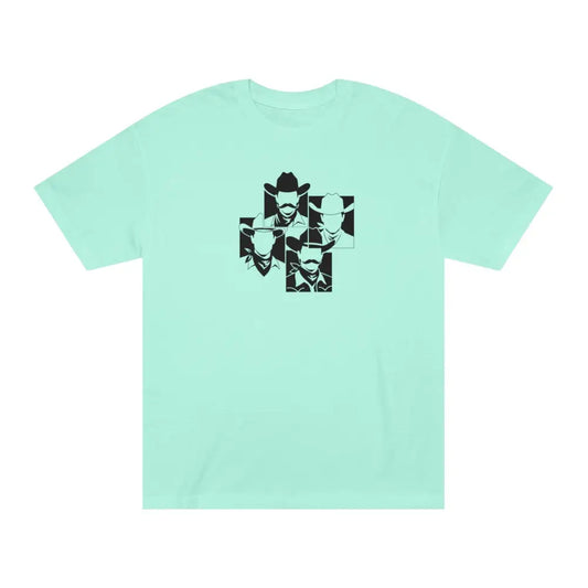 Frontier Icons Pop Art Cowboy Tee – Women’s | Double R Western™ Celadon / S T Shirt