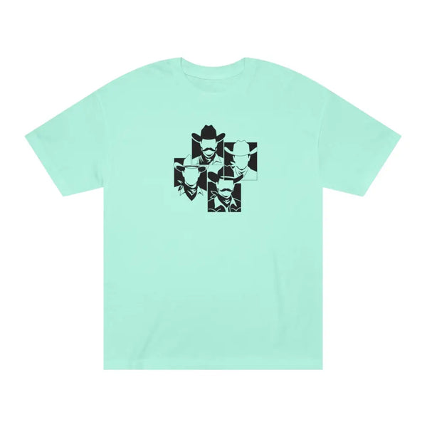 Frontier Icons Pop Art Cowboy Tee – Women’s | Double R Western™ Celadon / S T Shirt