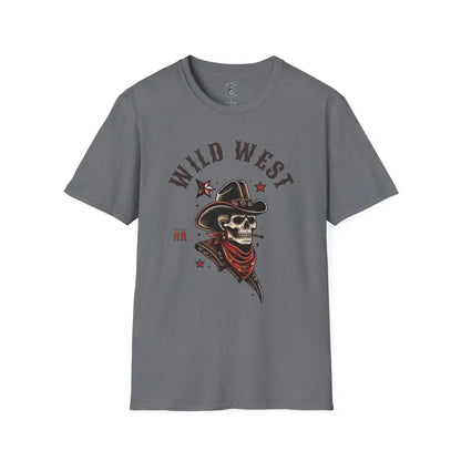 ’Grim Rider’ Double R Western’s™ Softstyle T Shirt S / Graphite Heather T Shirt