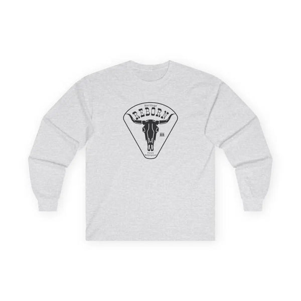 ’Heritage Reborn Future Reimagined’ Double R Western’s™ Long Sleeve T Shirt S / Ash Long sleeve