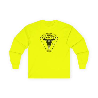 ’Heritage Reborn Future Reimagined’ Double R Western’s™ Long Sleeve T Shirt S / Safety Green Long sleeve