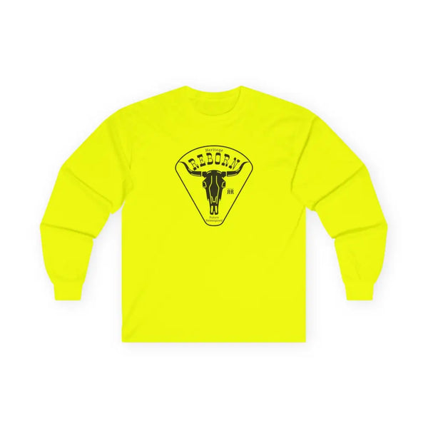 ’Heritage Reborn Future Reimagined’ Double R Western’s™ Long Sleeve T Shirt S / Safety Green Long sleeve