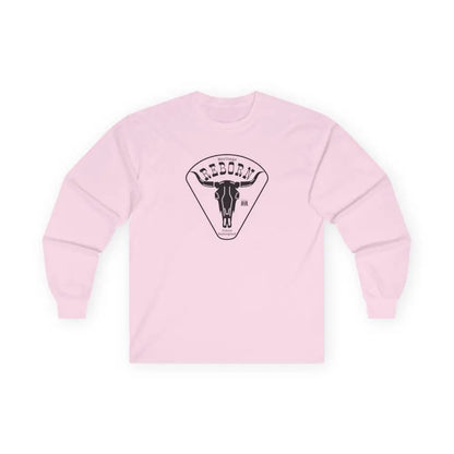’Heritage Reborn Future Reimagined’ Double R Western’s™ Long Sleeve T Shirt S / Light Pink Long sleeve