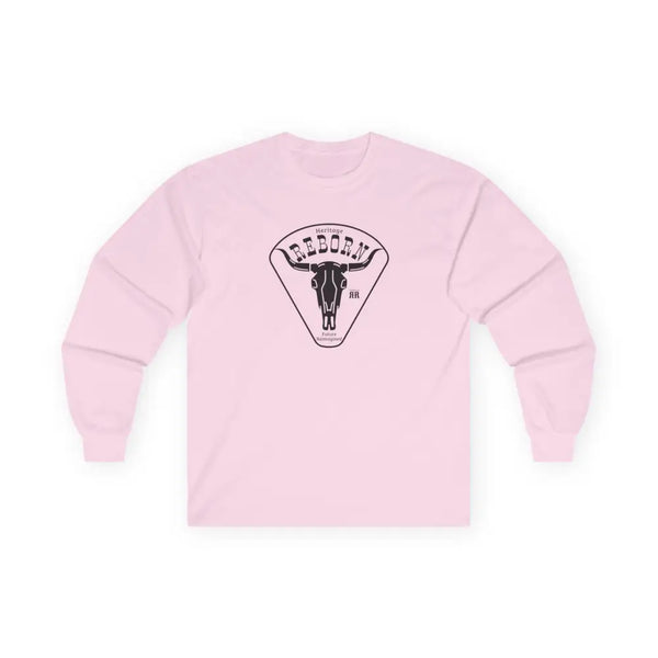 ’Heritage Reborn Future Reimagined’ Double R Western’s™ Long Sleeve T Shirt S / Light Pink Long sleeve