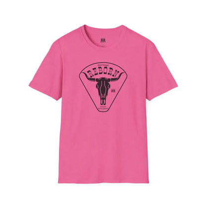 Heritage Reborn Universal Comfort Tee Double R Western’s Hot Off The Trail Heather Heliconia / S T Shirt