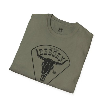 Heritage Reborn Universal Comfort Tee Double R Western’s Hot Off The Trail T Shirt