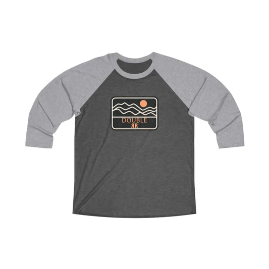 ’Heritage Threads: Renew & Restore’ Double R western’s Tri Blend 3\4 Raglan Tee Premium Heather / Vintage Black / S