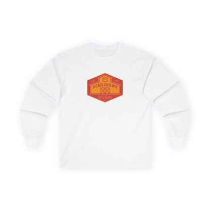 Home Grown Revival’ - Double R western’s - Long Sleeve Men’s T-Shirt - S / White - Long-sleeve