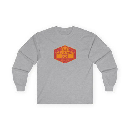Home Grown Revival’ Double R western’s Long Sleeve Western T Shirt S / Sport Grey Long sleeve