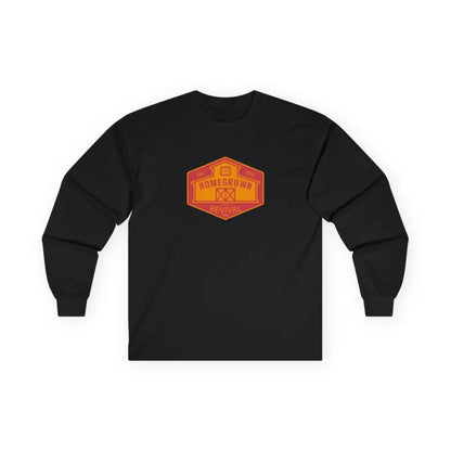 Home Grown Revival’ Double R western’s Long Sleeve Western T Shirt S / Black Long sleeve