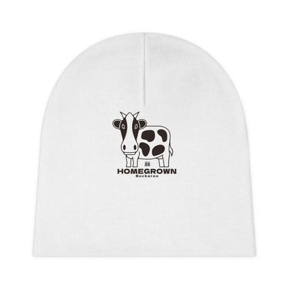 ’HomeGrown Buckaroo’ - Double R Western- Baby Beanie (AOP) - One size / White - All Over Prints